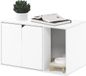 Furinno Peli kattenbakbehuizing, effen wit