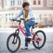 Vélo VTT enfant, 50 cm - Vélo VTT - 6 vitesses - Cadre léger en métal - Freins V-brake avant et arrière - Convient aux 14 ans et plus - Rose