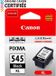 Canon PG-545 XL XL Schwarze Tintenpatrone, 15ml, PIXMA Kompatibel