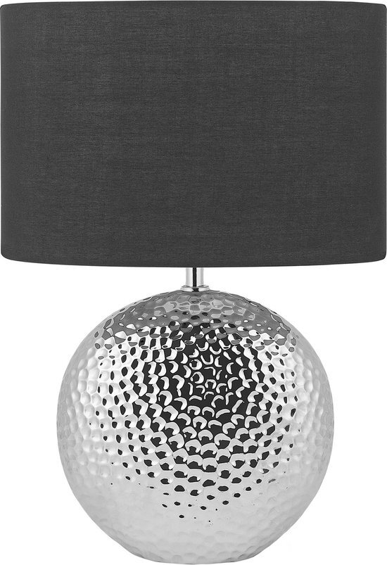 NASVA - Tafellamp - Zwart/Zilver - Keramiek