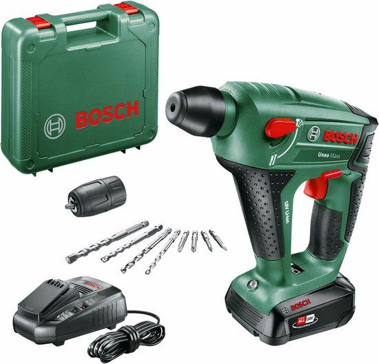 Bosch Uneo Maxx Accuboorhamer - 18V - Incl. 1 Accu & Lader