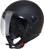 VINZ Helmets VINZ Como Jethelm met Vizier | Mat Zwart - L