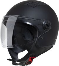 VINZ Helmets VINZ Como Jethelm met Vizier | Mat Zwart - L