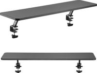 Maclean Monitorstandaard 13"~32" tot max. 20kg Zwart Metaal Tafelblad 100x26cm