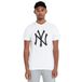 New Era Mlb Regular New York Yankees T-shirt à manches courtes Blanc S Homme