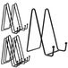 Merkloos Set van 6 Metalen Displaystands voor Foto's en Decoratie
