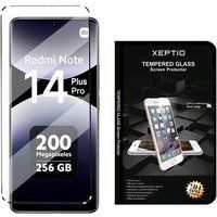 XEPTIO Protection écran complet Vitre en verre trempé Full cover noir pour Xiaomi Redmi Note 14 Pro Plus 5G / Redmi Note 14 Pro+ 5G
