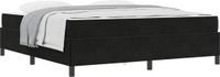 vidaXL Bedframe Zwart Stof 180 x 200 cm
