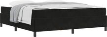 vidaXL Bedframe Zwart Stof 180 x 200 cm