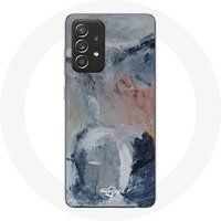 Maniacase Etui voor Samsung Galaxy A33 5G grijs abstracte textuur achtergrond