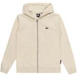 Quiksilver Basic Sweatshirt Met Rits Beige 10 Jaar Jongens