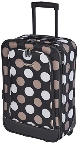 Rockland Mode Softside Rechtopstaande Bagage Set, Zwarte Stip, 2-Piece Set (14/19)