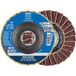 PFERD POLIVLIES 44694202 Vakschijf, 5 stuks, 115 mm, A180, medium, X-lock (22,23 mm), voor snelle en comfortabele gereedschapswissel
