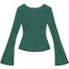 Ganni Chemise verte
