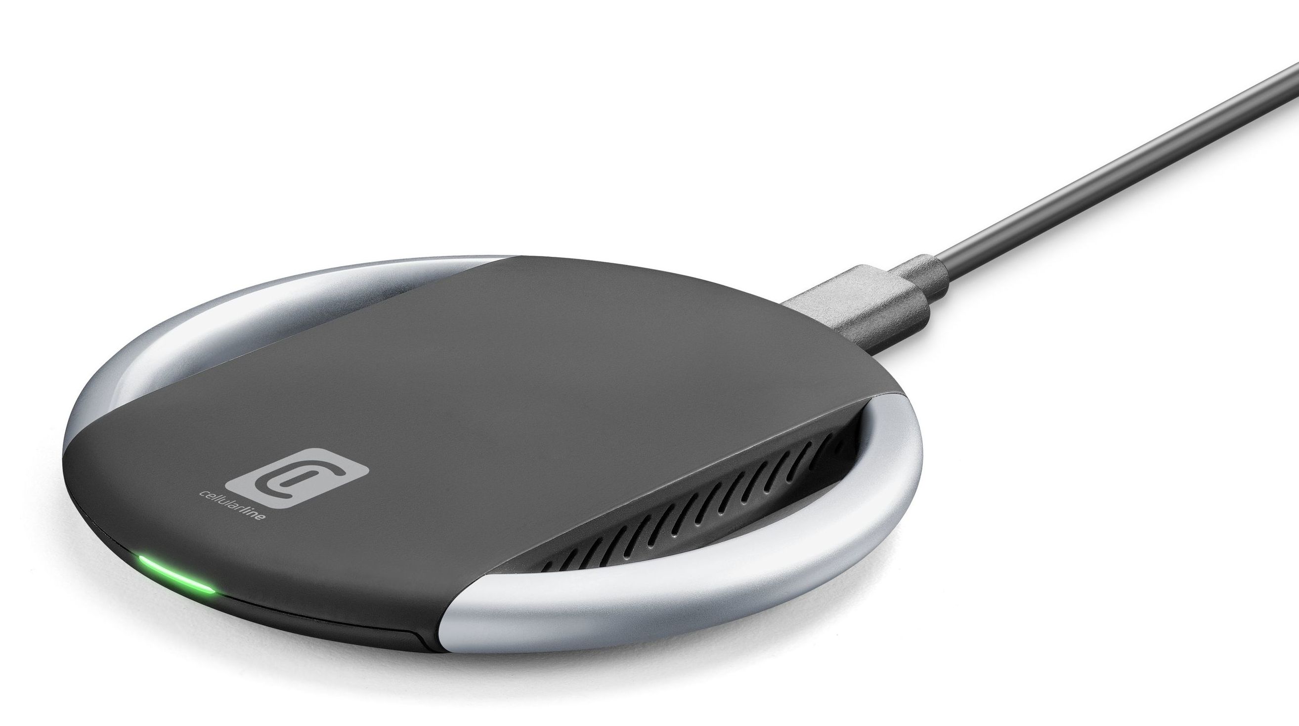 Cellularline Arena Draadloze Oplader - 15W - USB-C - Zwart