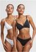 Urban Classics Lace Tanga 2Pack String - S - Zwart/Wit