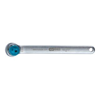 KS Tools remontluchtingssleutel, extra kort, 8 mm, blauw