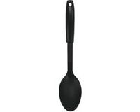 Fackelmann INITIAL Solid Spoon, spatule de cuisine en plastique antiadhésif, résistant à la chaleur jusqu'à 200 degrés, ustensile de cuisine pour servir, remuer, servir, à la maison et professionnel, grande cuillère, 32 cm