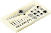 TOOLCRAFT TO-7106694 Tapborenset 30-delig HSS M1, M1.1, M1.2, M1.4, M1.6, M1.8, M2, M2,2, M2.5
