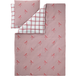 LIVARNO® Housse de couette en microfibre satin, 260 x 240 cm (rose)