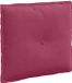 vidaXL Rugkussen Wijnrood 50 x 45 cm Corduroy stof