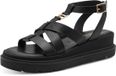 Tamaris - Femme - Sandales à plateforme - Noir - Taille 40
