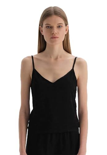 Dagi Women's Viscose Tank Top - Black - Size 44