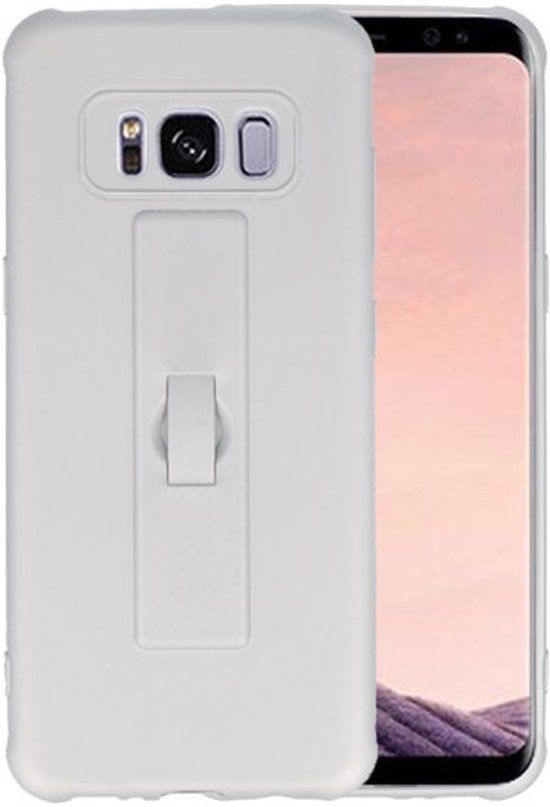 Best Cases Zilver Carbon serie Zacht Case hoesje voor Samsung Galaxy S8