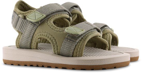 Shoesme Legergroene Lichtgewicht Sandaal - Sandalen Kind - Jongens - Olive Green - Spandex - Maat 26