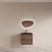 Boss & Wessing BWS Badmeubelset Riga met Asia Wastafel Zwart 60 cm Donker Eiken Japandi