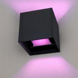 Ledvion SMART LED Wandlamp Nevada IP54 Zwart