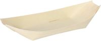 Papstar 50 Fingerfood - Schalen, hout pure 25 cm x 10 cm Bootje