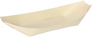 Papstar 50 Fingerfood - Schalen, hout pure 25 cm x 10 cm Bootje
