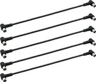 SKT SAK040SET1 patchcoaxkabel F-hoek-snelstekker (5 stuks), 40 cm zwart