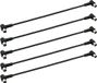 SKT SAK040SET1 patchcoaxkabel F-hoek-snelstekker (5 stuks), 40 cm zwart