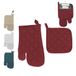 Washandschoen Icecat Washandschoen met handschoen, 4 verschillende kleuren, 80% katoen, 20% polyester