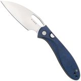 Kizer Masu V3697A1, Satin 14C28N, Blue Canyon Richlite zakmes