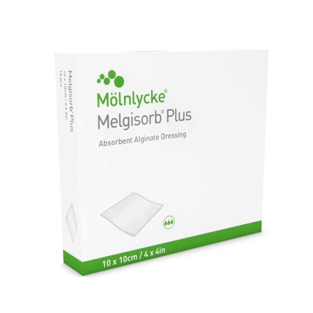 Mölnlycke Health Care Melgisorb Plus Ster 10 x 10 Cm 10 st