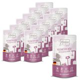 MjAMjAM - Premium natvoer voor katten - Quetschie - culinair wild met verse veenbessen, 12-pack (12x125g), graanvrij