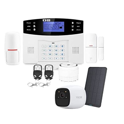 Lifebox - LBXEvolutionKC2 alarminstallatieset GSM en camera op zonnepaneel, Evolution – set verbonden 23 – wit