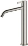 Hotbath Ace - Wastafelmengkraan - Zonder Waste - Hoog - Geborsteld Nikkel - Opbouw - Messing