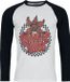 Stranger Things Checkered Circle Heren Shirt met lange mouwen - wit/zwart - XL