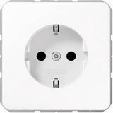 Jung CD1520KIWW Wandcontactdoos met randaarde Inzetstuk 1-voudig Alpine-wit 1 stuk(s)