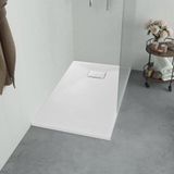 vidaXL Douchebak 90x70 cm SMC Wit