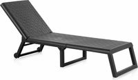 SP Berner Ligstoel Sp Berner Opvouwbaar Wengue Kunststof 58 X 42 X 199 Cm
