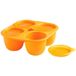Mastrad Bewaarbakje - Voor Babyvoedsel - 280 ml - Set van 4 Stuks - Groen
