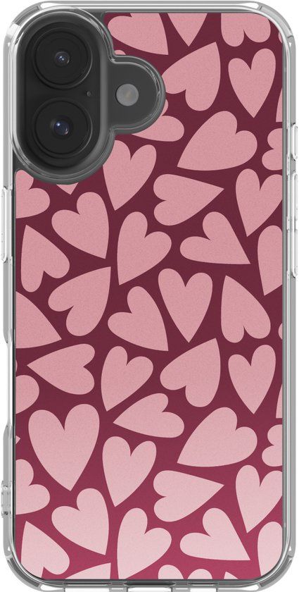 imoshion Hoesje - Geschikt voor Apple iPhone 17 - Design hoesje - Hearty Blush