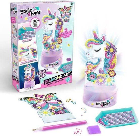 Canal Toys Diamond Art Lamp Set MULTICOLOR
