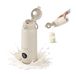 WanderS Draagbare Flessenwarmer Onderweg – 500ML Draadloze Baby Flessenverwarmer met Temperatuurregeling en Ingebouwde Sterilisatie – RVS, USB-C Oplaadbaar, Waterbestendig & Veiligheidsvergrendeling – Voor Verwarmen Melk, Water & Babyvoeding
