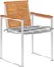 vidaXL Tuinstoelen 6 st met kussens massief acaciahout